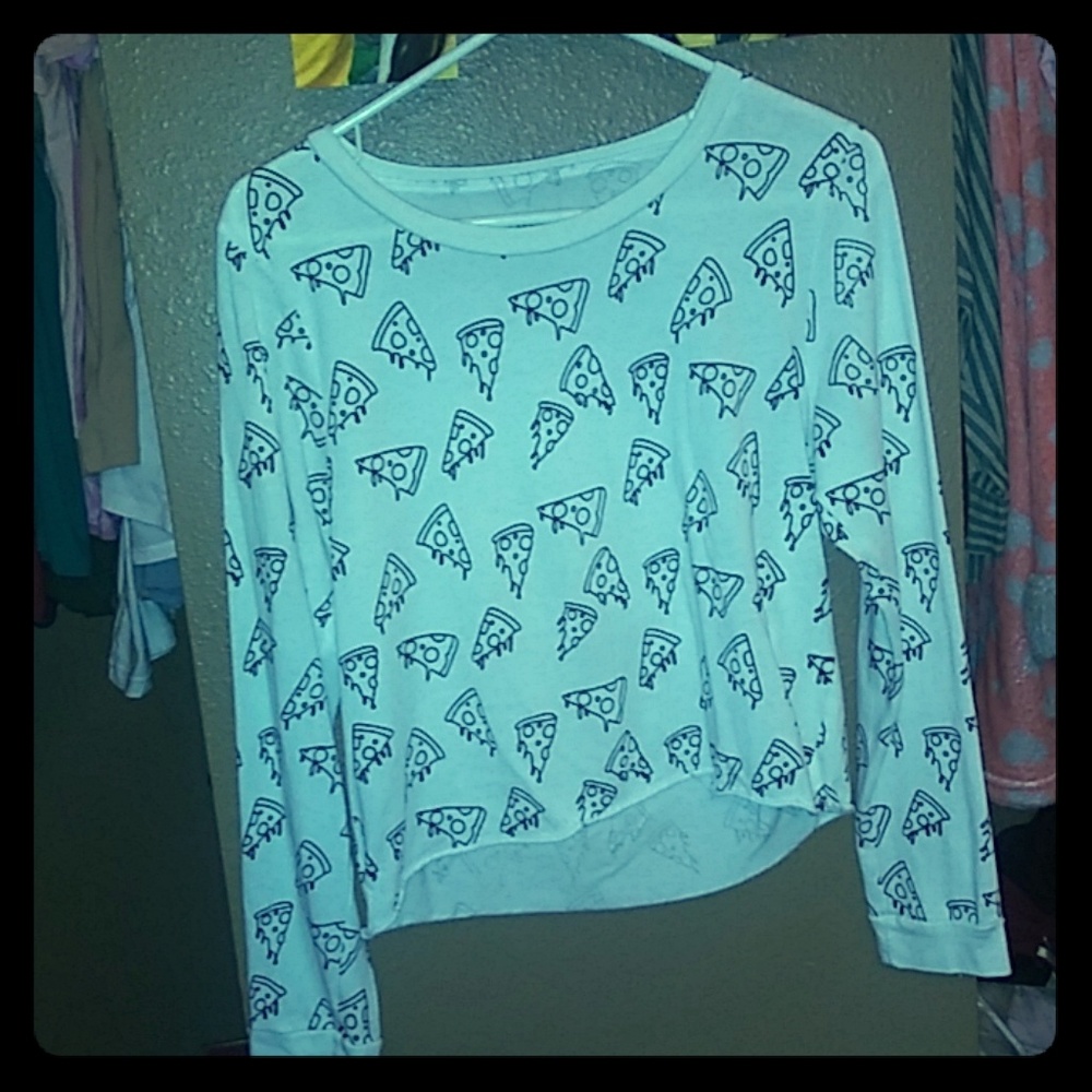 A pizza nice long sleeve shirt.